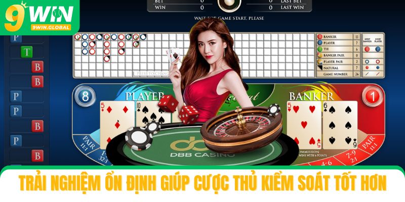 Trải nghiệm ổn định giúp cược thủ kiểm soát tốt hơn
